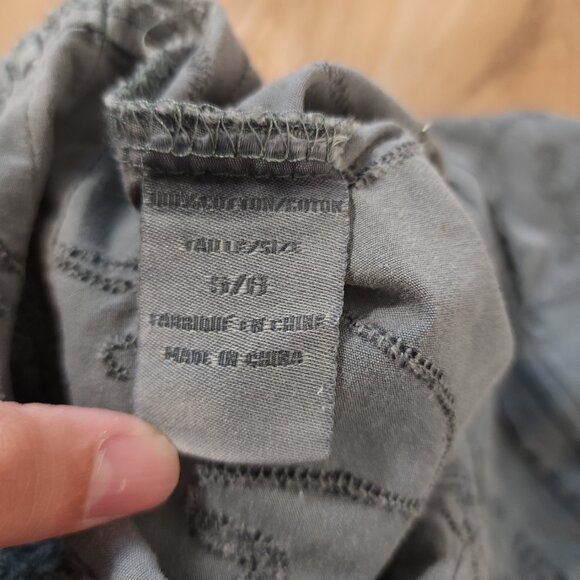 Vintage Suzy Shier Embroidered Blue Grey Skirt Knee Length Whimsigoth Sz 5/6 S - Picture 6 of 7